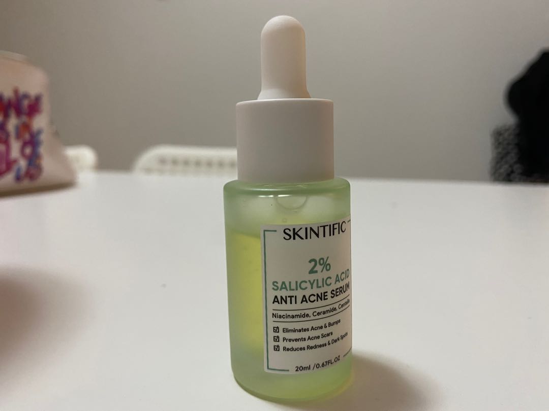 skintific 2 salicylic acid anti acne serum